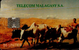 TELECARTE 50 Unites   TELECOM MALGASY S.A. - Madagascar