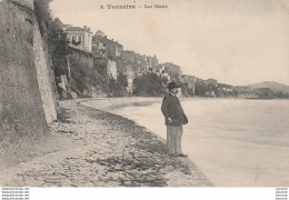 X4-47) TONNEINS (LOT ET GARONNE) LES QUAIS - ( ANIMÉE - PERSONNAGE - 2 SCANS ) - Tonneins