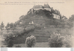 X5-47) MONFLANQUIN (LOT ET GARONNE) CHATEAU DE ROQUEFERE - ( 2 SCANS ) - Monflanquin