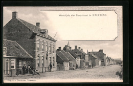 AK Breskens, Westzijde Der Dorpstraat  - Breskens