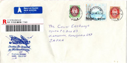 L79723 - Norwegen - 1997 - 25,00Kr Pipelines MiF A R-LpBf NORDSTRAND -> Japan - Lettres & Documents