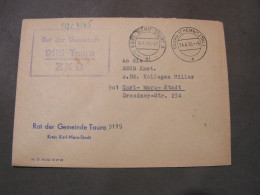 DDR , ZKD Brief Taura  1965 - Storia Postale