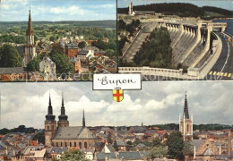 72270601 Eupen Stadtbild Mit Kirche Gileppe Talsperre Sperrmauer  - Eupen