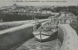 34-BEZIERS-Vue Panoramique - Les 9 Ecluses Du Canal Du Midi-N 6004-F/0233 - Beziers