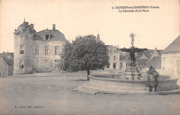 89-COURSON LES CARRIERES-la Fontaine Et La Place-N 6005-E/0017 - Courson-les-Carrières