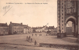 44-ORVAULT-Place Et Porche De L'Eglise-N 6006-H/0155 - Orvault