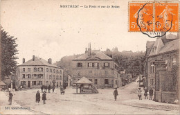 55-MONTMEDY-Poste Et Rue De Sedan-N 6006-G/0105 - Montmedy