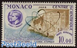 Monaco 1962 Atomic Energy 1v, Mint NH, History - Science - Europa Hang-on Issues - Atom Use & Models - Nuovi