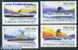 Türkiye 2001 Commercial Fleet 4v, Mint NH, Transport - Ships And Boats - Otros & Sin Clasificación