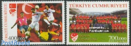 Türkiye 2002 World Cup Football 2v, Mint NH, Sport - Football - Autres & Non Classés
