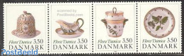 Denmark 1990 Porcelain 4v [:::], Mint NH, Art - Art & Antique Objects - Ceramics - Unused Stamps