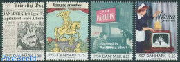 Denmark 2000 20th Century Events 4v, Mint NH, History - Nature - Performance Art - Various - Kings & Queens (Royalty) .. - Nuovi