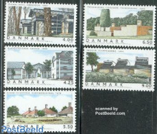 Denmark 2002 Modern Architecture 5v, Mint NH, Art - Modern Architecture - Ungebraucht