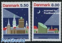 Denmark 2009 Europa, Astronomy 2v, Mint NH, History - Science - Europa (cept) - Astronomy - Ongebruikt