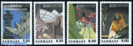 Denmark 2009 Copenhagen Zoo 4v, Mint NH, Nature - Animals (others & Mixed) - Birds - Elephants - Frogs & Toads - Monke.. - Ongebruikt