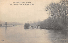 77-LAGNY-INONDATIONS 1910-N 6009-C/0309 - Lagny Sur Marne