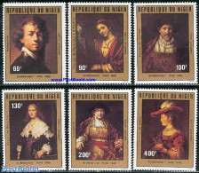 Niger 1981 Rembrandt 6v, Mint NH, Art - Paintings - Rembrandt - Niger (1960-...)