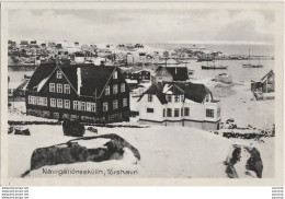  U7- FEROE ISLAND -  NAVIGATIONSSKULIN TORSHAVN - ( JACOBSENS BOKAHANDIL - A. JOENSEN ,  TORSHAVN  - 2 SCANS ) - Islas Feroe