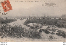 U9-88) CHARMES SUR MOSELLE (VOSGES) LE GRAND PONT + POEME DE FRANCOIS DE NEUFCHATEAU - Charmes