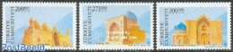 Türkiye 2000 Cultural Heritage 3v, Mint NH, Religion - Churches, Temples, Mosques, Synagogues - Art - Architects - Autres & Non Classés
