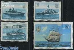 Türkiye 1973 Navy School 4v, Mint NH, Transport - Ships And Boats - Other & Unclassified