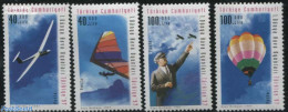 Türkiye 1997 Air Sports 4v, Mint NH, Sport - Transport - Gliding - Sport (other And Mixed) - Balloons - Altri & Non Classificati