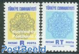 Türkiye 2001 On Service 2v  (R/RT), Mint NH - Other & Unclassified