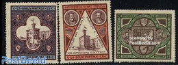 San Marino 1894 New Government Building 3v, Unused (hinged) - Nuovi