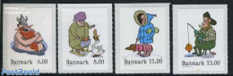 Denmark 2011 Winter Stories, Comics 4v S-a, Mint NH, Art - Comics (except Disney) - Unused Stamps