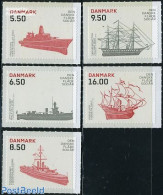 Denmark 2010 500 Years Navy 5v S-a, Mint NH, Transport - Ships And Boats - Unused Stamps