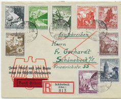 Eilboten Einschreiben WHW Briefmarken 1938 Nach Schönebeck - Covers & Documents