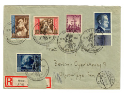 Einschreiben Wien Nach Berlin, Europäischer Postkongress 1942,  MiNr. 802 !!! - Lettres & Documents