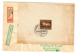 Einschreiben München Riem, Das Braune Band 1936, Absender Reichsorganisation - Covers & Documents