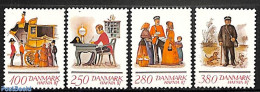 Denmark 1986 HAFNIA 87 4v (from S/s), Mint NH, Post - Unused Stamps