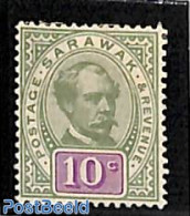 Malaysia 1888 Sarawak, 10c, Stamp Out Of Set, Unused (hinged) - Andere & Zonder Classificatie