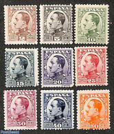 Spain 1930 Definitives 9v, Unused (hinged) - Unused Stamps