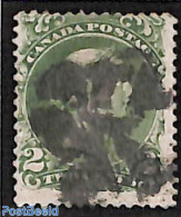 Canada 1868 2c, Used, Used Stamps - Gebruikt