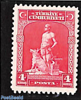 Türkiye 1930 4k, Stamp Out Of Set, Unused (hinged) - Altri & Non Classificati