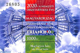 Hungary 2020 National Unity S/s, Perforated, Mint NH - Unused Stamps