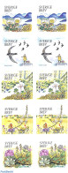 Sweden 2021 Nature Foil Booklet, Mint NH, Nature - Birds - Butterflies - Environment - Flowers & Plants - Stamp Booklets - Unused Stamps