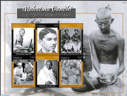 Tuvalu 2020 Mahatma Gandhi 6v M/s, Mint NH, History - Gandhi - Mahatma Gandhi