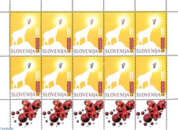 Slovenia 1997 Europa M/s, Mint NH, History - Nature - Europa (cept) - Animals (others & Mixed) - Art - Fairytales - Fairy Tales, Popular Stories & Legends
