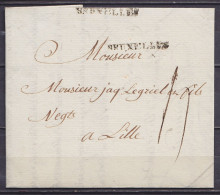 L. Datée 20 Février 1778 De BRUXELLES Pour LILLE - 2x Griffe "BRUXELLES" - Port "11" - 1714-1794 (Oesterreichische Niederlande)