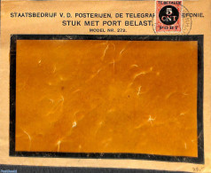 Netherlands 1928 Postage Due Envelope 5c PORT, Postal History - Briefe U. Dokumente