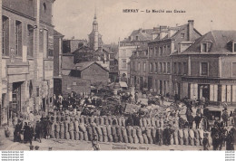 Y14-27) BERNAY - LE  MARCHE AUX GRAINS - ( 2 SCANS ) - Bernay