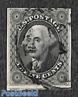 United States Of America 1851 12c, Black, Used, Used Stamps - Used Stamps