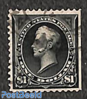 United States Of America 1895 1$, WM S, Used, Stamp Out Of Set, Used Stamps - Gebraucht