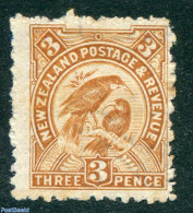 New Zealand 1902 3p, Stamp Out Of Set, Unused (hinged), Nature - Birds - Nuevos