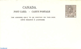 Canada 1913 Reply Paid Postcard 1+1c, Unused Postal Stationary - Brieven En Documenten