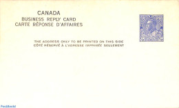 Canada 1925 Business Reply Card 1/2c, Unused Postal Stationary - Lettres & Documents